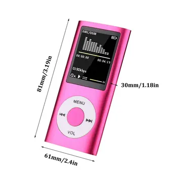 1.8 Inch MP4 player-Music Player cu Radio FM, Player Video, E-book Memorie built-in Player MP4