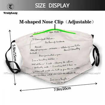 Cool Modele De Sublimare Detectiv Conan Masca Fantezie Unisex Pânză Faciale Gura Masca Cu Filtre