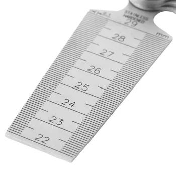Conic față-Verso leră Clearance-ul Conducătorul 0-29mm Triunghi Feeler limitator de Adâncime Gaură Clearance Instrument de Măsurare