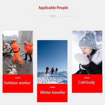1 Pereche de Iarna Reîncărcabilă Încălzire Branț bărbați femei Mobilă camping picior mai Cald de control de la distanță Reutilizabile în aer liber, încălzire echipamente