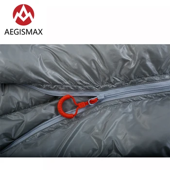 AEGISMAX Umplere 280g/308g Ultralight tip Plic Alb de Gâscă în Jos Camping Montane Sac de Dormit de Primavara&Toamna