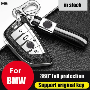 ZOBIG pentru BMW Key fob Acoperi, Cheie Fob Caz pentru BMW 2 5 6 7 Seria X1 X2 X3 X5 X6 Premium Moale TPU Anti-praf Protecție Completă