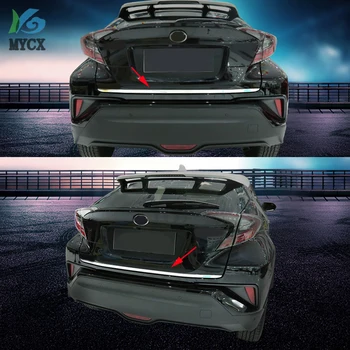 2016-2020 Pentru Toyota C-HR CHR C HR Inoxidabil Portbagajul din Spate Boot Haion Usa Capacul de Turnare Trim Protectori accesorii Auto