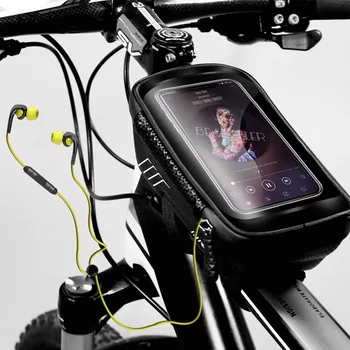 6.2 Inch Biciclete Sac De Telefon Mobil Caz De Biciclete Impermeabil Impermeabil Mtb Sac Față Ciclism Top Tub Sac De Accesorii Pentru Biciclete