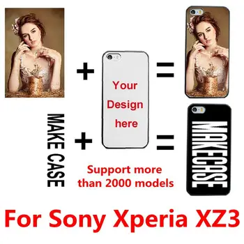 DIY Personalizate foto personalizat numele Personaliza imprimare imagine de design caz acoperire pentru Sony Xperia XZ3