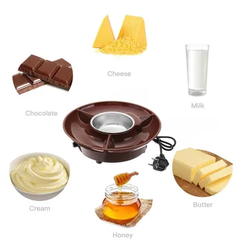Multifunctional Fondue De Ciocolată Cazan De Gheață Crema De Branza Oală De Topire Set De Oale De Bucătărie Din Oțel Inoxidabil Accesorii Pentru Petrecere