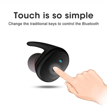 TWS Y30 Wireless Blutooth 5.0 Căști de Anulare a Zgomotului Căști Stereo 3D Muzică de Sunet În ureche Căști Pentru IPhone Samsung X