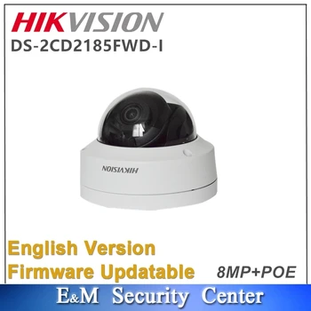 Original în engleză hikvision DS-2CD2185FWD-am 8Mp audio I/O 4K Fix IP67 IK10 H. 265 Dome Camera de Rețea
