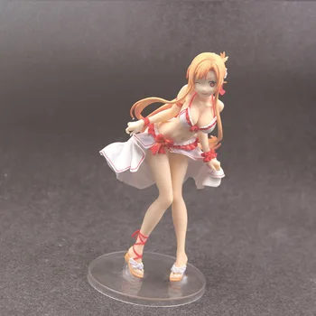21cm Sabie de Arta On-line Yuuki Asuna Anime figurina PVC Noua Colectie de figurine jucarii