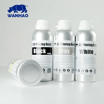 WANHAO Apă Lavabil Rășină 1000ml pentru DLP 3D Printer WANHAO D7/D7 Plus/D8 cu Înaltă Calitate WANHAO dezvoltă în mod independent