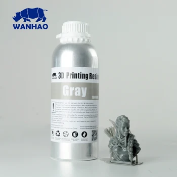 WANHAO Apă Lavabil Rășină 1000ml pentru DLP 3D Printer WANHAO D7/D7 Plus/D8 cu Înaltă Calitate WANHAO dezvoltă în mod independent