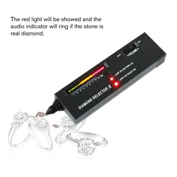Pietre de diamant Pen Tester Portabil Piatră prețioasă Selector Instrument Indicator LED Corecte Adevarate Bijuterii Test Tool