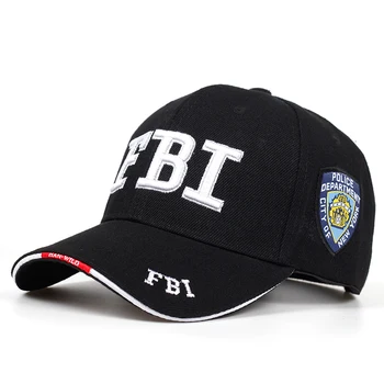 2019 Noi FBI-ul brodate șapcă de baseball bărbați femei hip hop de moda bumbac tata pălării în aer liber pălărie umbrelă de soare reglabilă capace de sport