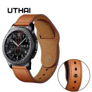 FII piele naturala Watchbands,20MM 22MM Eliberare Rapidă curea,Pentru Samsung Galaxy Watch 2 Active Gear S2 3 accesorii Ceas Z36