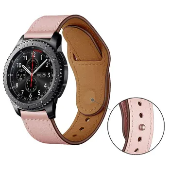 FII piele naturala Watchbands,20MM 22MM Eliberare Rapidă curea,Pentru Samsung Galaxy Watch 2 Active Gear S2 3 accesorii Ceas Z36