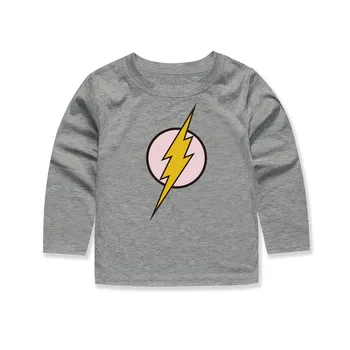 Micuta de Moda Băieți Flash tricouri Clasice pentru Copii Film de Desene animate T-shirt vetement enfant fille baieti t shirt