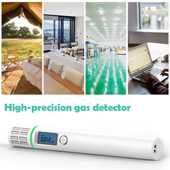 De înaltă precizie Detector de Gaz LCD Formaldehidă Detector Cu tri-culoare semnalizator Pentru Acasă HCHO/TVOC Tester Analizor de Gaze