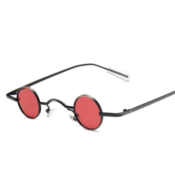 Moda nou stil punk mici, rotunde cadru ochelari de soare polarizat de sex feminin retro cadru rotund Harajuku ochelari de soare de sex masculin