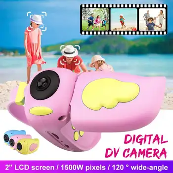 1500W Pixeli aparat de Fotografiat de Jucărie Mini Digital, Copiii DV Camera de Desene animate Drăguț Camera Video pentru Copii, Copii Cadouri pentru Băieți și Fete