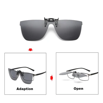SGC05 Unitate Polarizat ochelari de Soare Clip Anti-UVA miop Ciclism ochelari de Soare de Conducere Clip de Pescuit ochelari de Soare Flip Up Ochelari